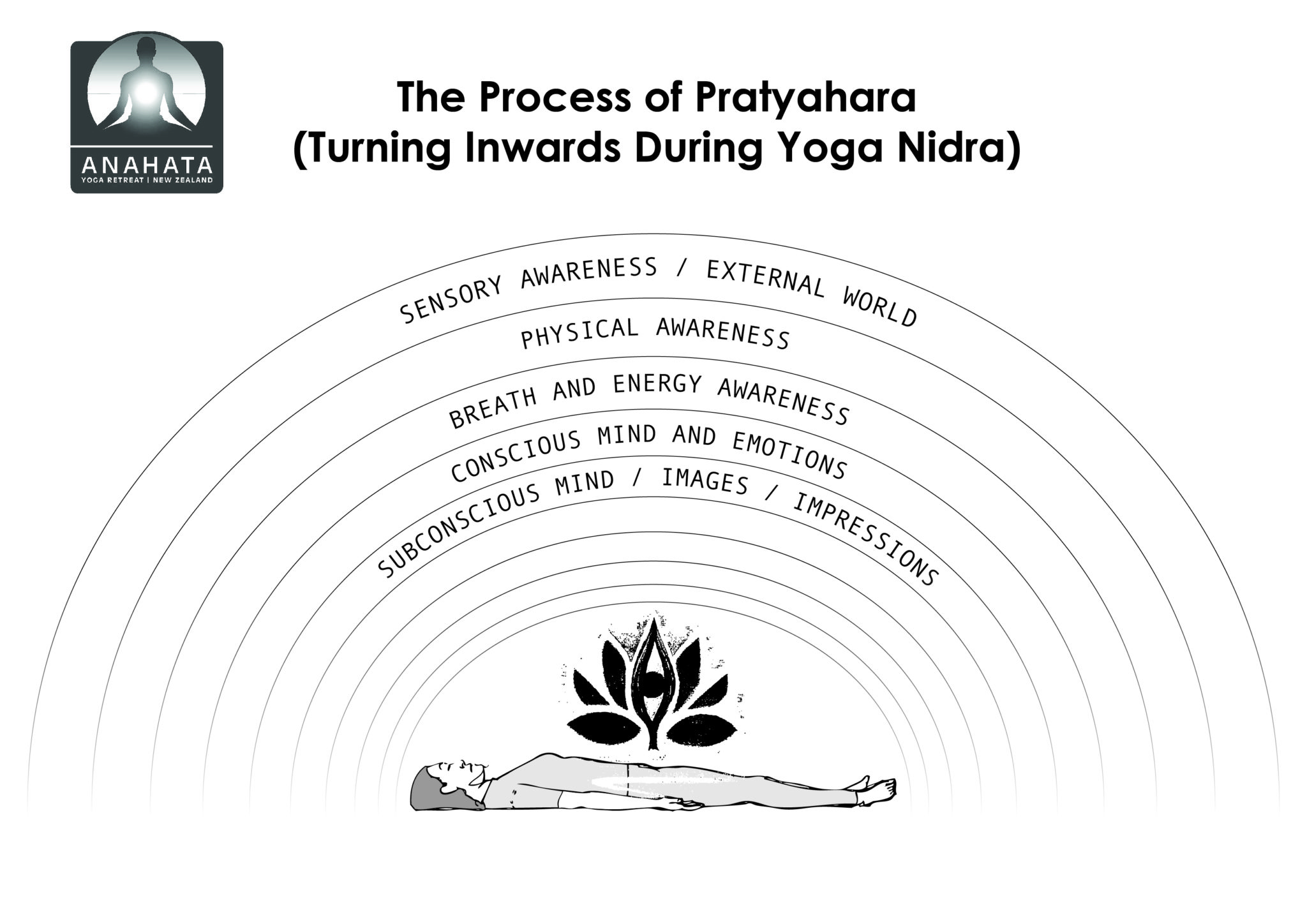 Introduction to Yoga Nidra (Infograph) - Anahata Yoga Retreat
