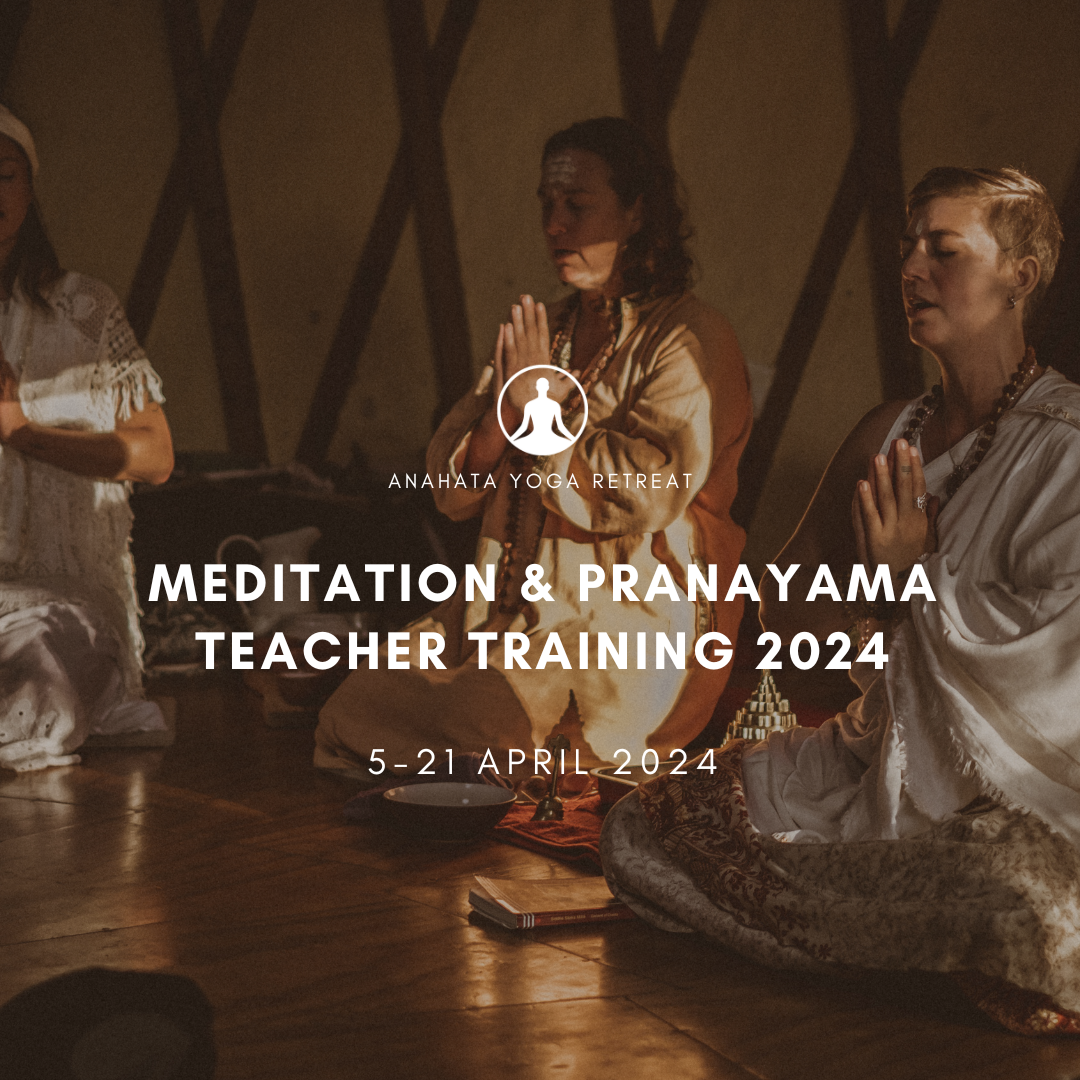 meditation and pranayama teacher training anahata yoga retreat 2024